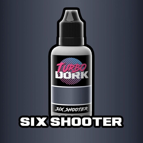 Turbo Dork Six Shooter Metallic Acrylic Paint 20ml Bottle - Gap Games