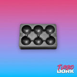 Turbo Dork - Small Black Non-Stick Silicone Dry Palette - Gap Games
