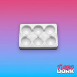 Turbo Dork - Small White Non-Stick Silicone Dry Palette - Gap Games