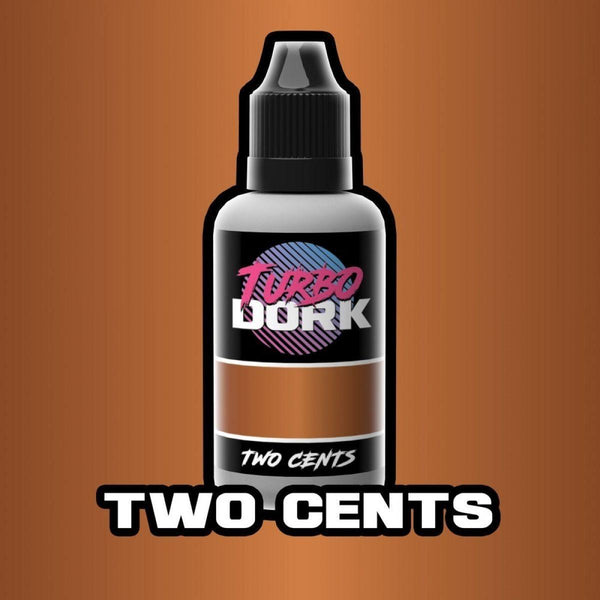 Turbo Dork Two Cents Metallic Acrylic Paint 20ml Bottle - Gap Games