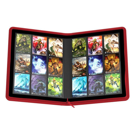 Ultimate Guard: Portfolio – 18-Pocket XenoSkin ZipFolio 360 – Red