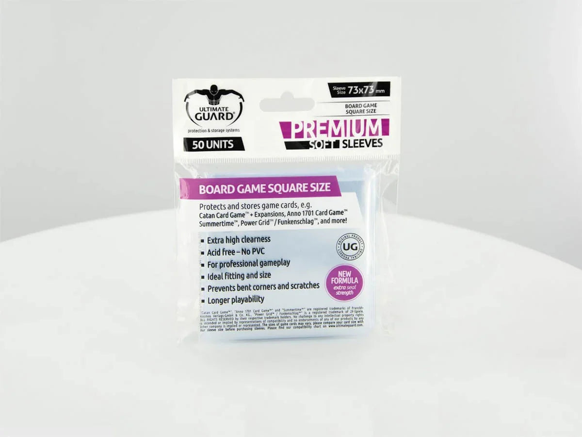 Ultimate Guard: Board Game Sleeves – Premium Soft – Square