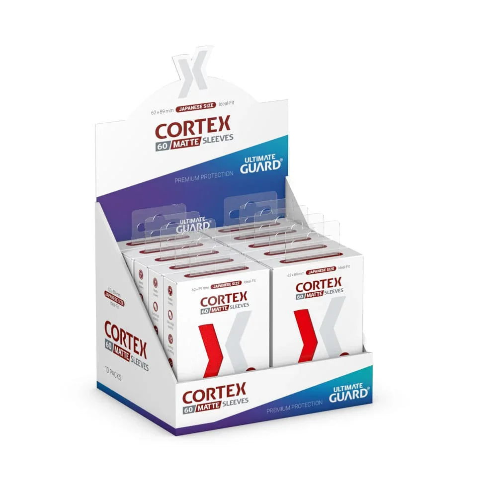 Ultimate Guard: Japanese Size Sleeves – Cortex Matte – Red