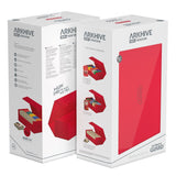 Ultimate Guard: Deck Case – XenoSkin Monocolour Arkhive Flip Case 800+ – Red