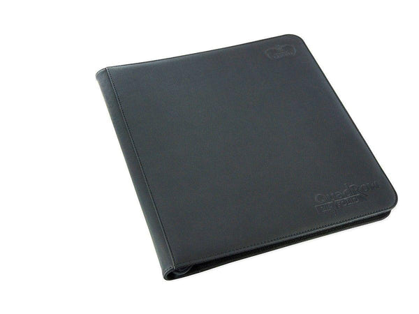 Ultimate Guard 12-Pocket QuadRow ZipFolio XenoSkin Black Folder - Gap Games