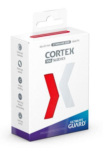 Ultimate Guard Cortex Sleeves Standard Size Red (100) - Gap Games