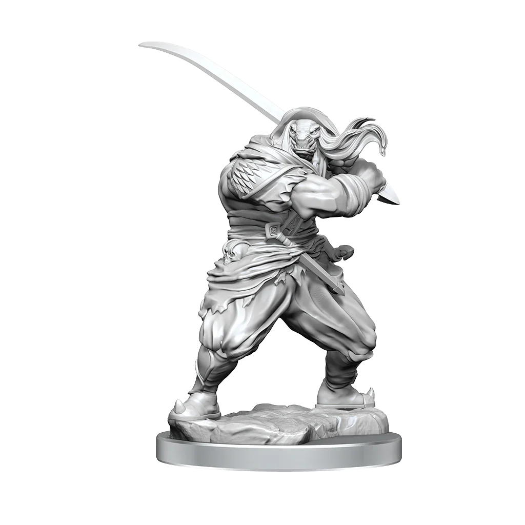Magic the Gathering Unpainted Miniatures Zurgo Helmsmasher & Unyielding Krumar