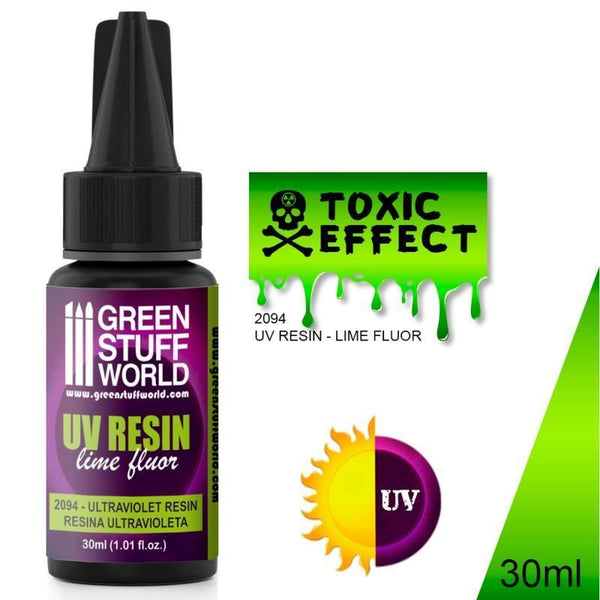 UV Resin - Toxic Effect Fluor Lime - 30ml - Gap Games