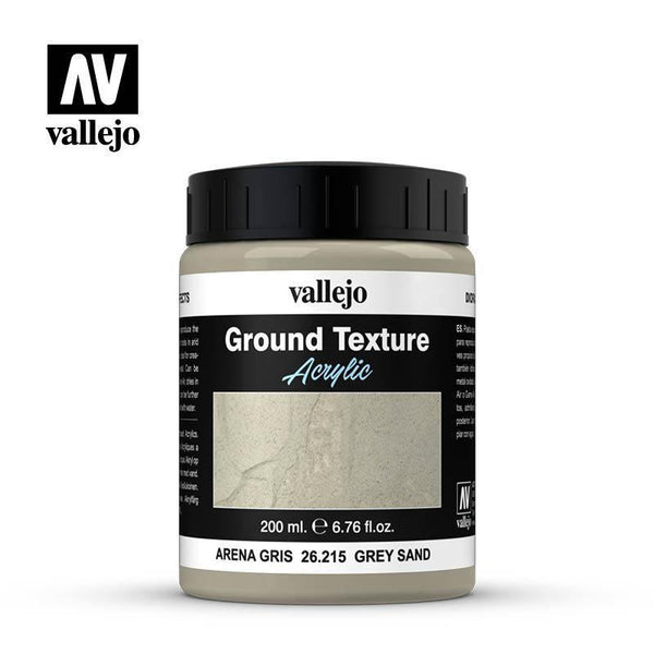 Vallejo 26215 Diorama Effects - Grey Sand 200ml - Gap Games