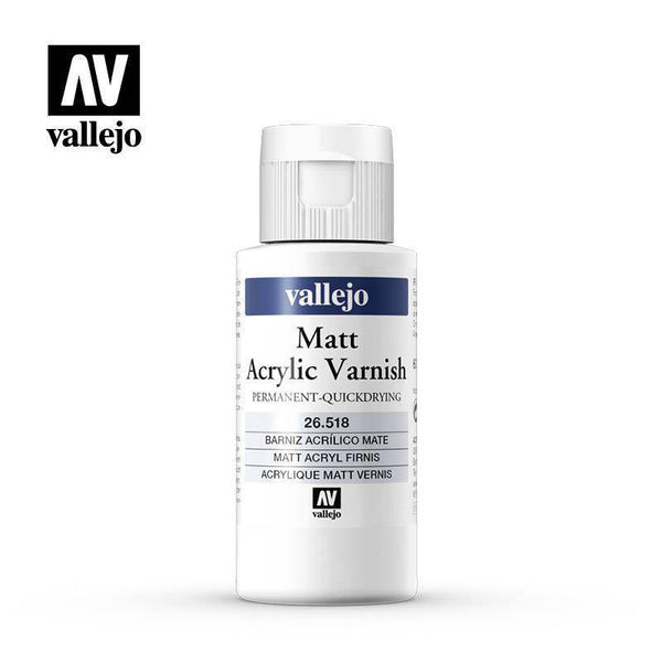 Vallejo 26518 Permanent Matt Varnish 60ml - Gap Games