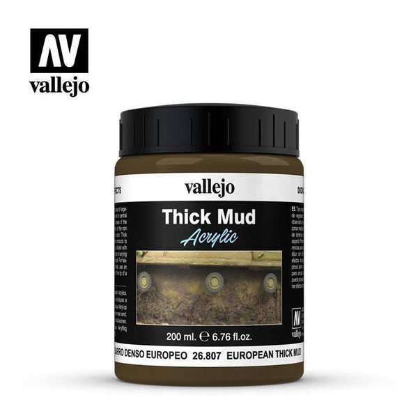Vallejo 26807 Diorama Effects - European Thick Mud 200ml - Gap Games