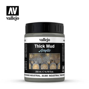 Vallejo 26809 Diorama Effects - Industrial Thick Mud 200ml - Gap Games