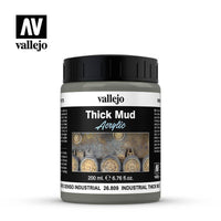 Vallejo 26809 Diorama Effects - Industrial Thick Mud 200ml - Gap Games