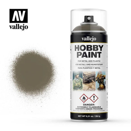 Vallejo 28007 Aerosol Russian Uniform 400ml Hobby Spray Paint - Pick-Up Instore Only - Gap Games