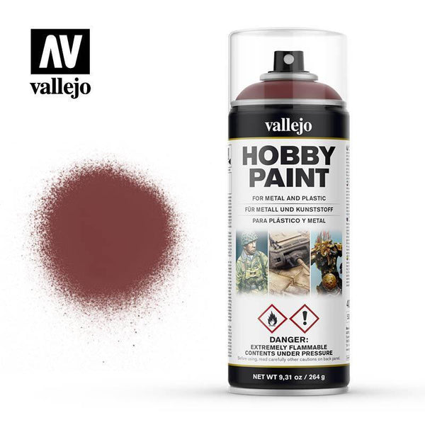 Vallejo 28029 Aerosol Gory Red 400ml Hobby Spray Paint - Pick-Up Instore Only - Gap Games