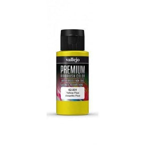 Vallejo 62031 Premium Colour - Fluorescent Yellow 60 ml - Gap Games