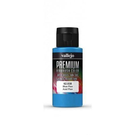 Vallejo 62038 Premium Colour - Fluorescent Blue 60 ml - Gap Games