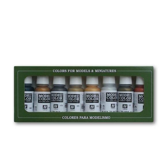 Vallejo 70118 Model Color - Metallic Colours 8 Color Set - Gap Games
