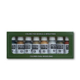 Vallejo 70118 Model Color - Metallic Colours 8 Color Set - Gap Games