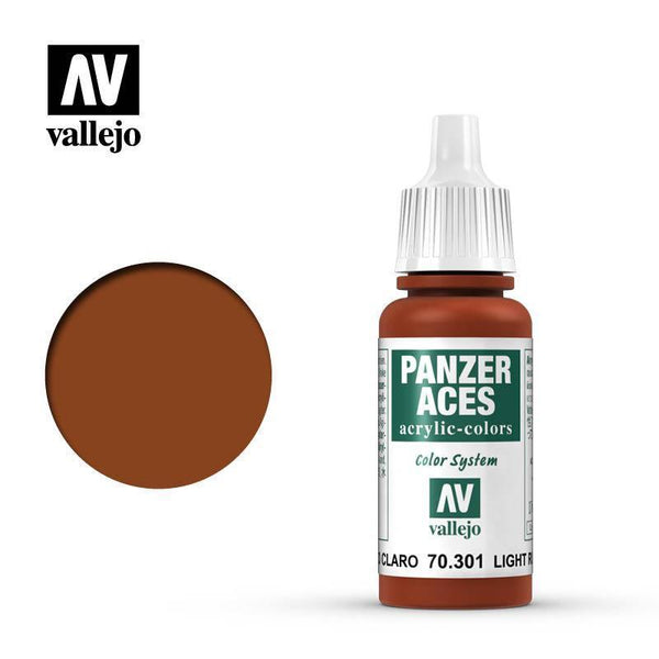 Vallejo 70301 Panzer Aces Light Rust 17 ml Acrylic Paint - Gap Games