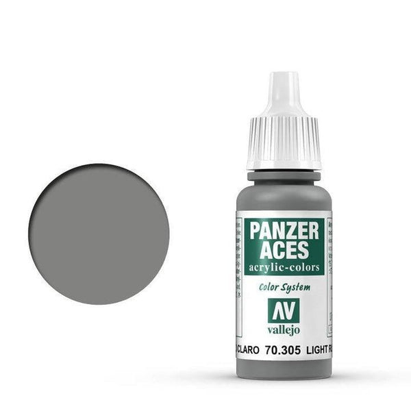 Vallejo 70305 Panzer Aces Light Rubber 17 ml Acrylic Paint - Gap Games
