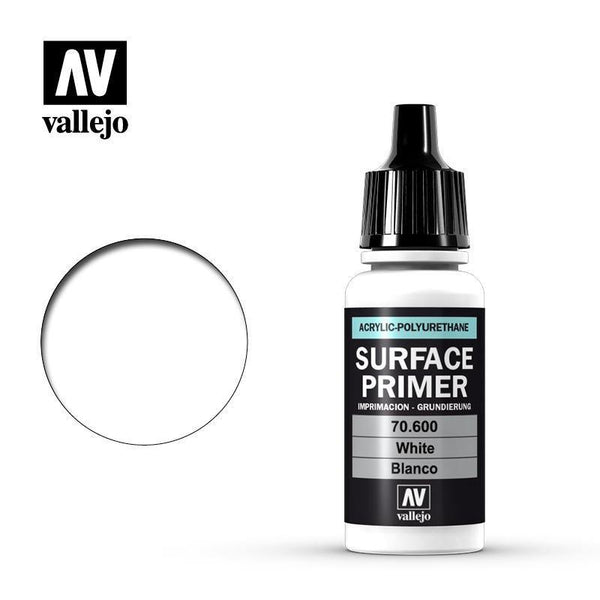 Vallejo 70600 Surface Primer White 17 ml - Gap Games