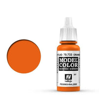 Vallejo 70733 Model Color - Fluorescent Orange 17 ml - Gap Games