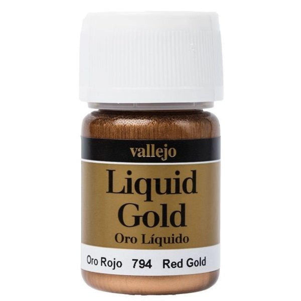 Vallejo 70794 Model Color Metallic Red Gold (Alcohol Base) 35 ml Acrylic Paint - Gap Games