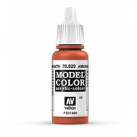 Vallejo 70829 Model Color Amarantha Red 17 ml Acrylic Paint - Gap Games
