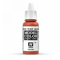 Vallejo 70829 Model Color Amarantha Red 17 ml Acrylic Paint - Gap Games