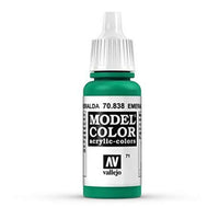 Vallejo 70838 Model Color Emerald 17 ml Acrylic Paint - Gap Games