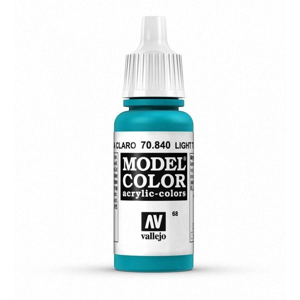 Vallejo 70840 Model Color Light Turquoise 17 ml Acrylic Paint - Gap Games