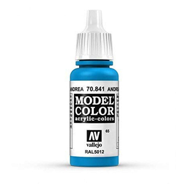 Vallejo 70841 Model Color Andrea Blue 17 ml Acrylic Paint - Gap Games