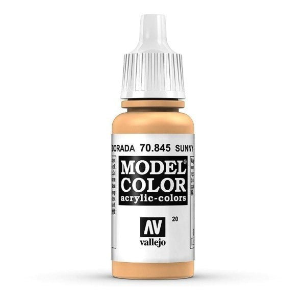 Vallejo 70845 Model Color Sunny Skintone 17 ml Acrylic Paint - Gap Games