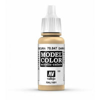 Vallejo 70847 Model Color Dark Sand 17 ml Acrylic Paint - Gap Games