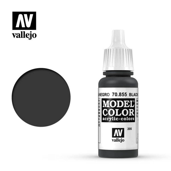 Vallejo 70855 Model Color Black Glaze 17 ml Acrylic Paint - Gap Games