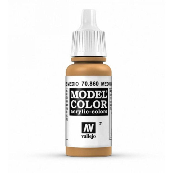 Vallejo 70860 Model Color Medium Fleshtone 17 ml Acrylic Paint - Gap Games