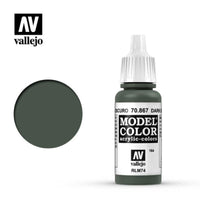 Vallejo 70867 Model Color Dark Bluegrey 17 ml Acrylic Paint - Gap Games
