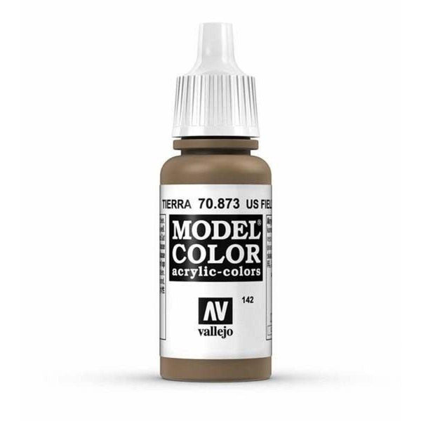 Vallejo 70873 Model Color Us Field Drab 17 ml Acrylic Paint - Gap Games