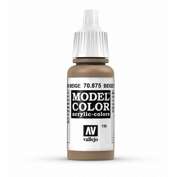 Vallejo 70875 Model Color Beige Brown 17 ml Acrylic Paint - Gap Games