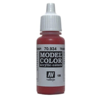Vallejo 70934 Model Colour Transparent Red 17 ml Acrylic Paint - Gap Games