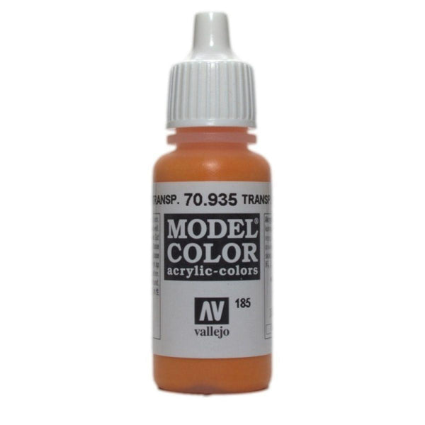 Vallejo 70935 Model Colour Transparent Orange 17 ml Acrylic Paint - Gap Games