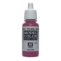 Vallejo 70945 Model Color Magenta 17 ml Acrylic Paint - Gap Games