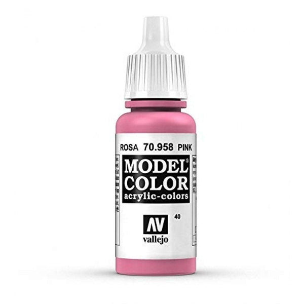Vallejo 70958 Model Color Pink 17 ml Acrylic Paint - Gap Games