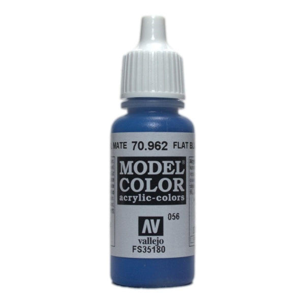 Vallejo 70962 Model Color Flat Blue 17 ml Acrylic Paint - Gap Games