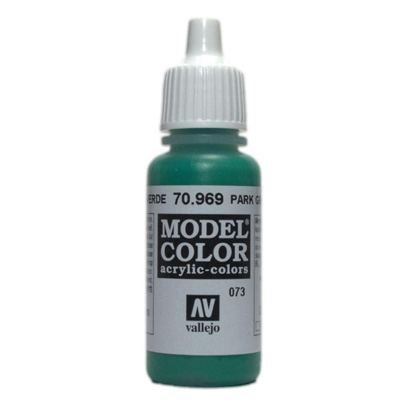 Vallejo 70969 Model Color Park Green Flat 17 ml Acrylic Paint - Gap Games