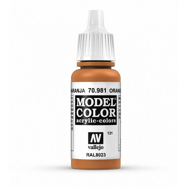 Vallejo 70981 Model Color Orange Brown 17 ml Acrylic Paint - Gap Games