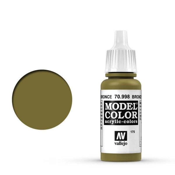 Vallejo 70998 Model Color Metallic Bronze 17 ml Acrylic Paint - Gap Games