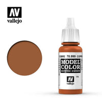 Vallejo 70999 Model Color Metallic Copper 17 ml Acrylic Paint - Gap Games