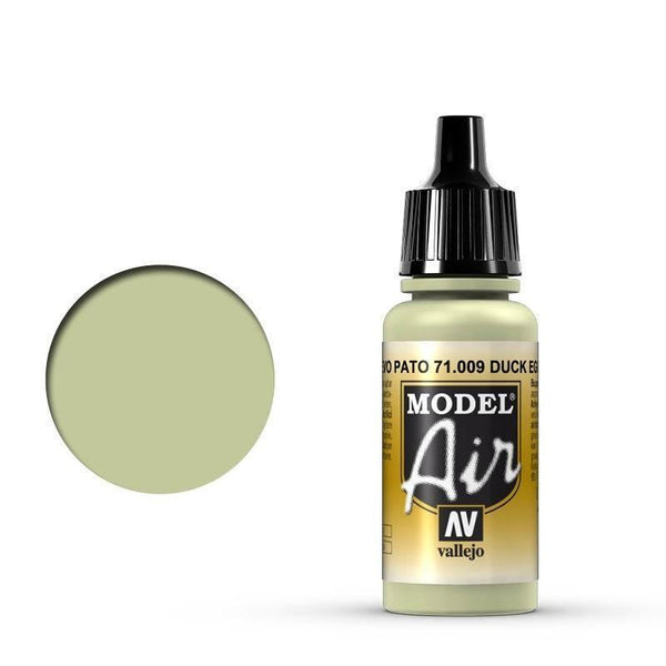 Vallejo 71009 Model Air Duck Egg Green 17 ml Acrylic Airbrush Paint - Gap Games